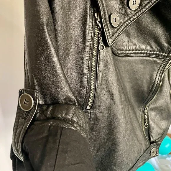 Rhys Dwfen Leather Jacket (M) LIKE NEW w/ original tags - Picture 2 of 6